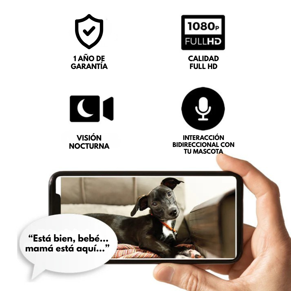 Companion Cam 2K 3mp | AI Camera with Night Vision and 2-Way Audio 