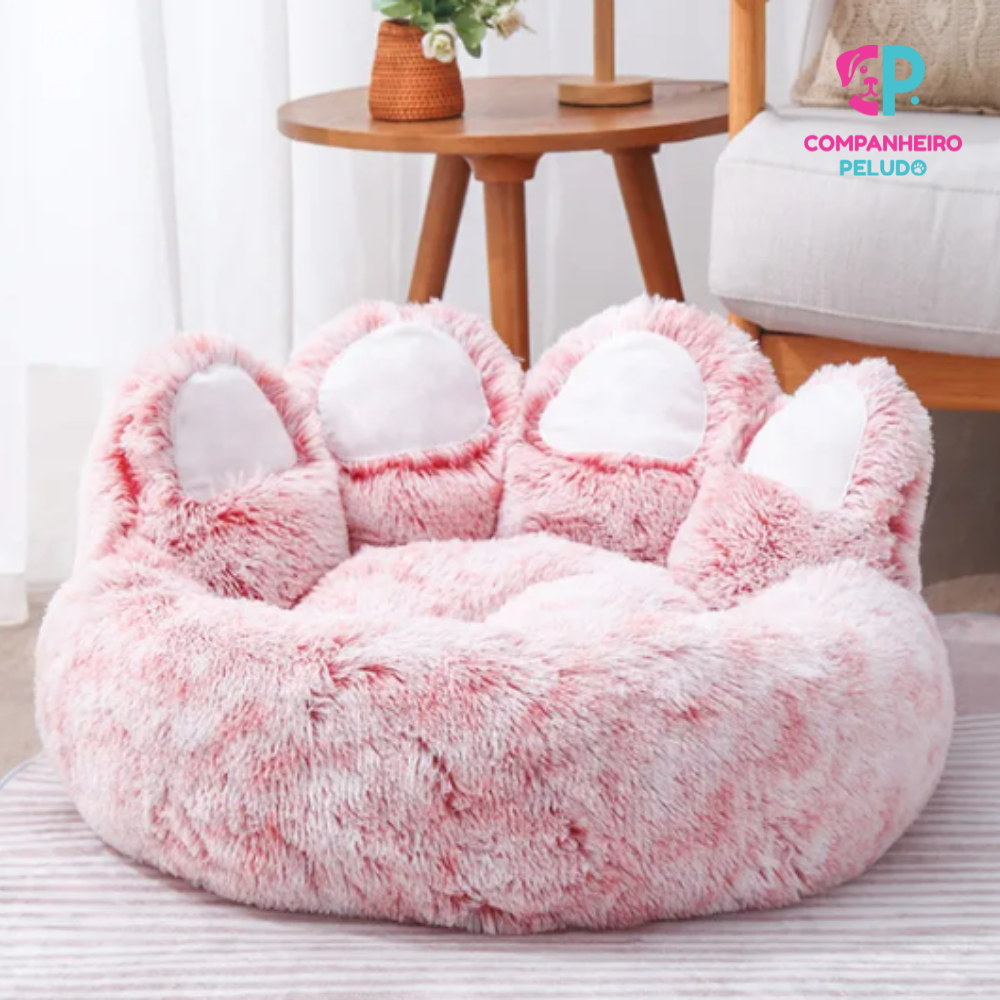 Soft Cloud-Shaped Paw-Shaped Bed