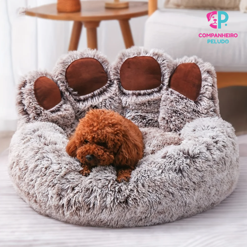 Soft Cloud-Shaped Paw-Shaped Bed