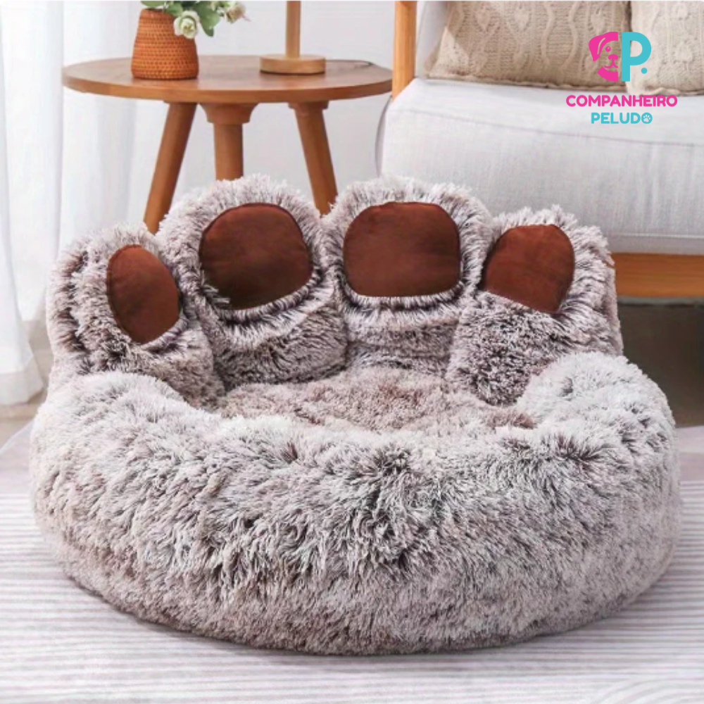 Soft Cloud-Shaped Paw-Shaped Bed