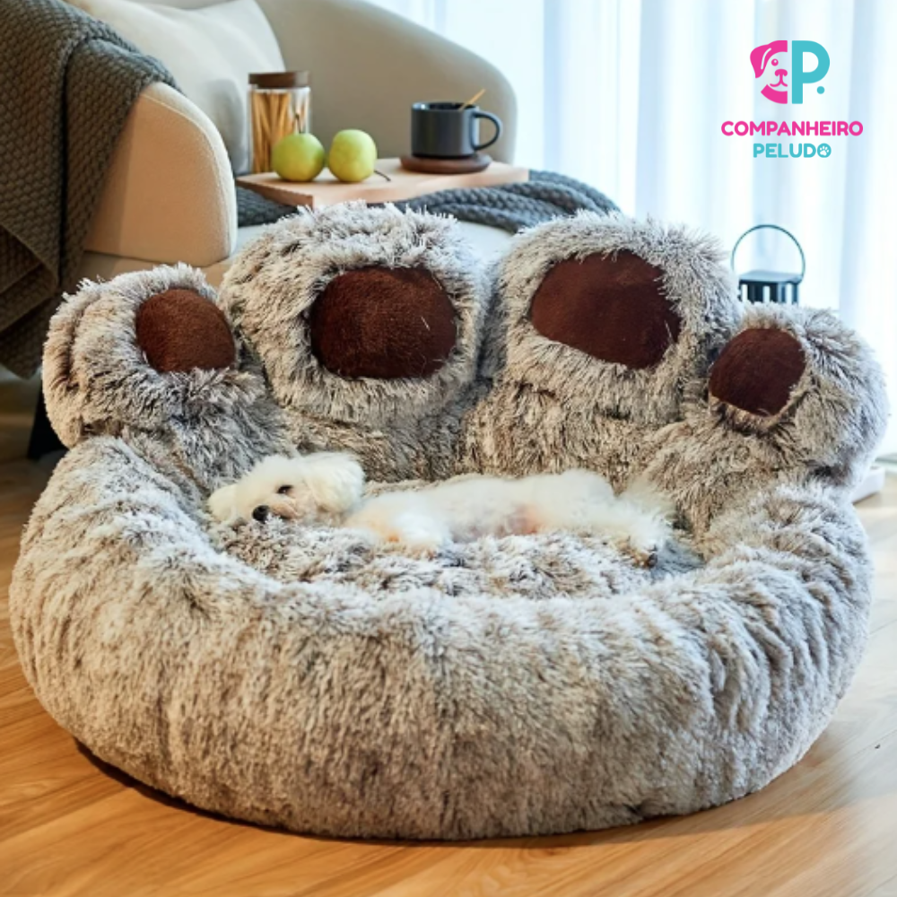 Soft Cloud-Shaped Paw-Shaped Bed