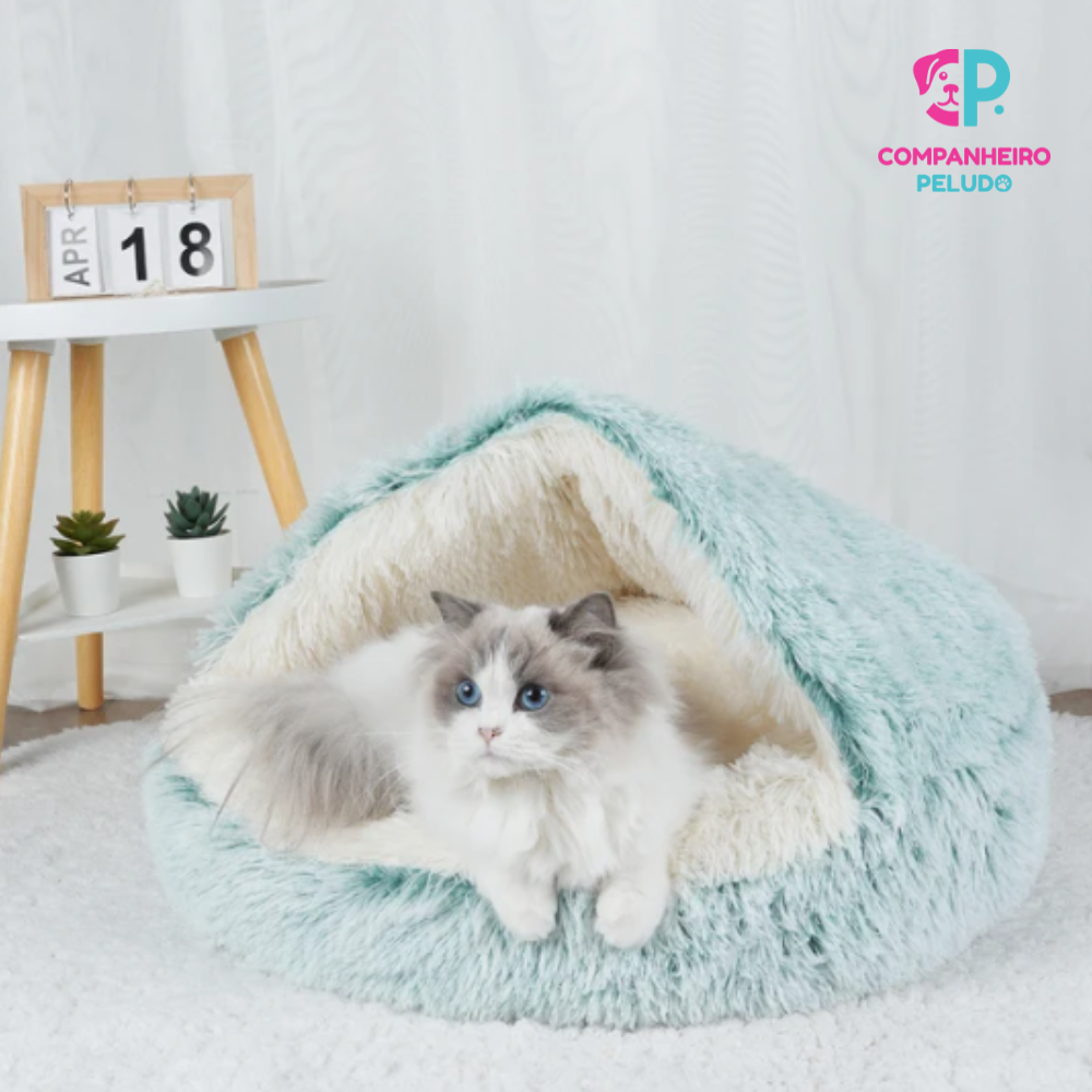 Cloud-Shaped Enclosed Pet Bed
